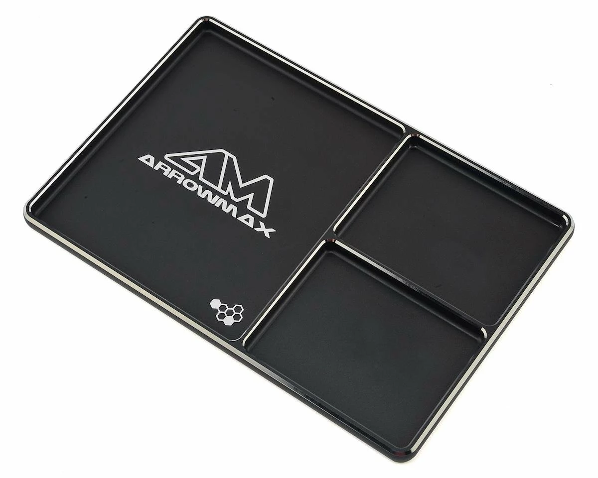 AM Arrowmax Aluminum Screw Tray (180x120x8mm) 1 AM Arrowmax Aluminum Screw Tray (180x120x8mm)