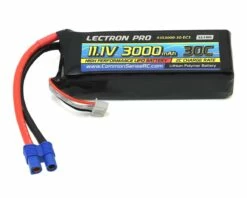 Common Sense RC Lectron Pro 3S LiPo 30C LiPo Battery (11.1V/3000mAh) w/EC3 Connector