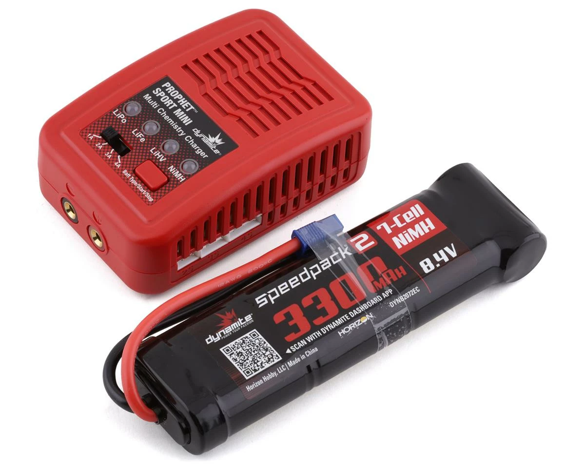 Dynamite Powerstage Prophet Sport Charger w/7 Cell NiMH Battery 1 Dynamite Powerstage Prophet Sport Charger w/7 Cell NiMH Battery