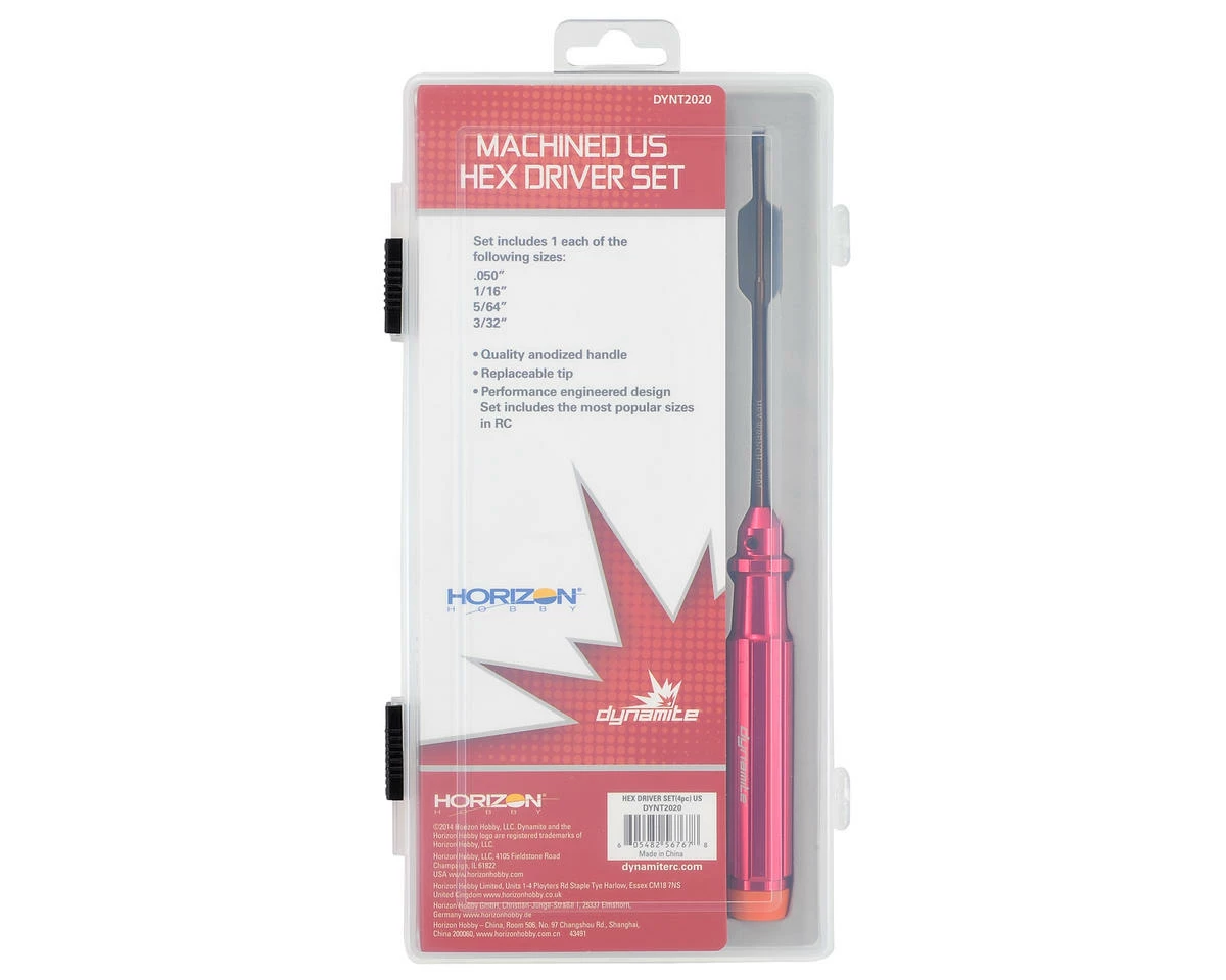 Dynamite Machined Standard Hex Driver Set (4) 2 Dynamite Machined Standard Hex Driver Set (4) - Image 2