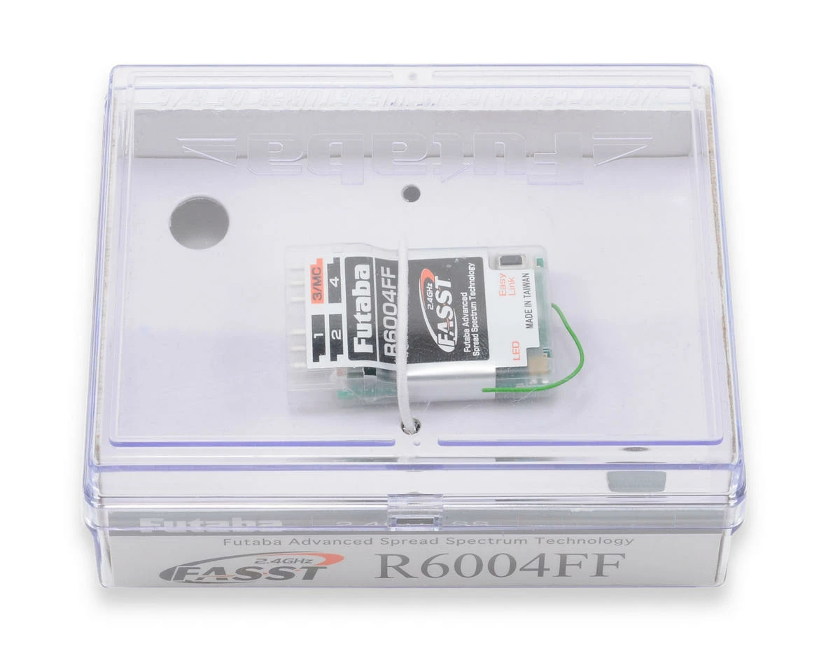 Futaba R6004FF 2.4GHz FASST 4 Channel Micro Air/Heli Receiver 2 Futaba R6004FF 2.4GHz FASST 4 Channel Micro Air/Heli Receiver - Image 2