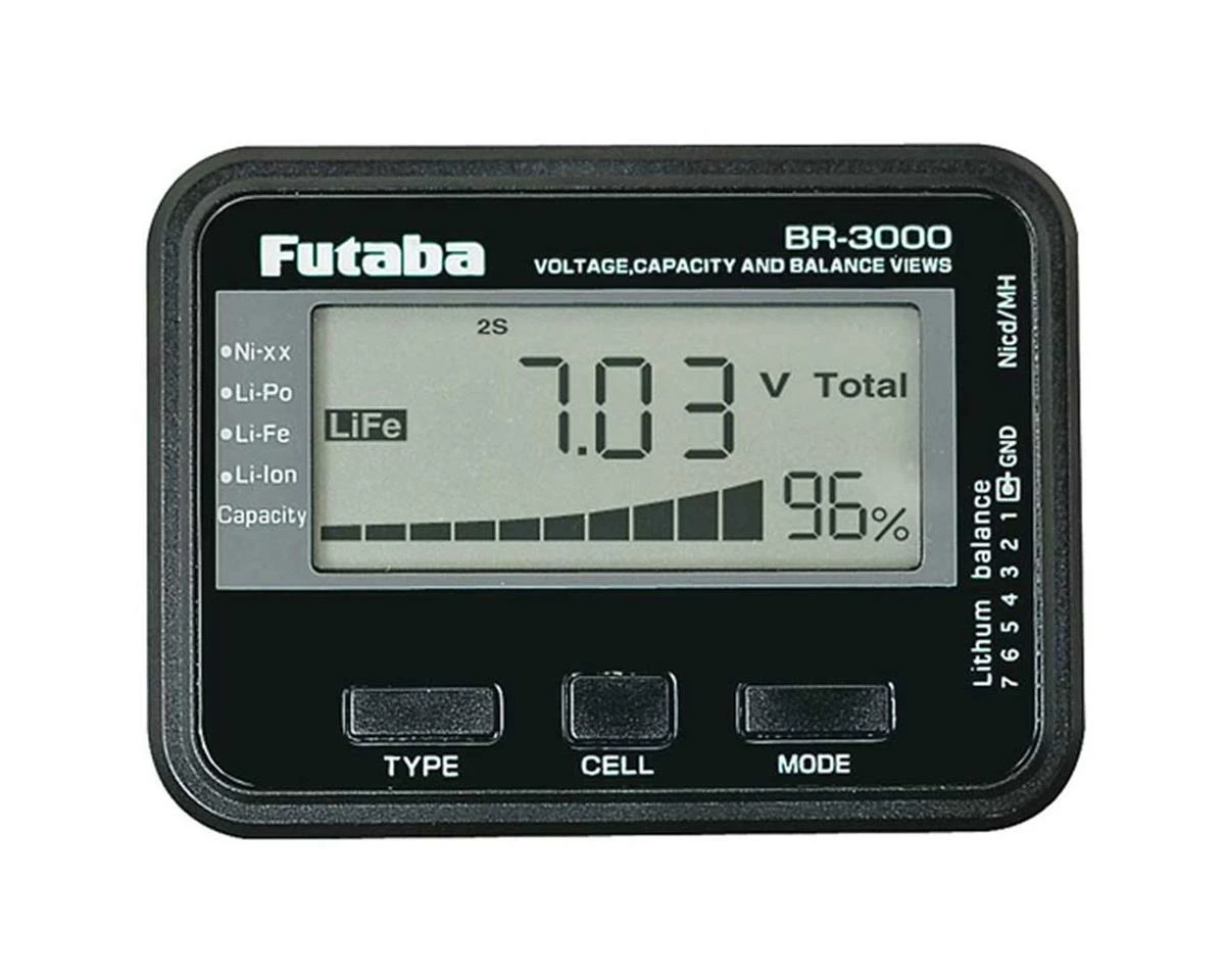 Futaba BR3000 Battery Checker 1 Futaba BR3000 Battery Checker