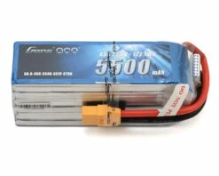 Gens Ace 6S Soft Case 45C LiPo Battery (22.2V/5500mAh) w/XT-90 Connector