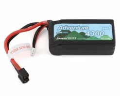 Gens Ace Adventure 3s LiHv Battery Pack 60C (11.4V/4300mAh) w/Universal Connector
