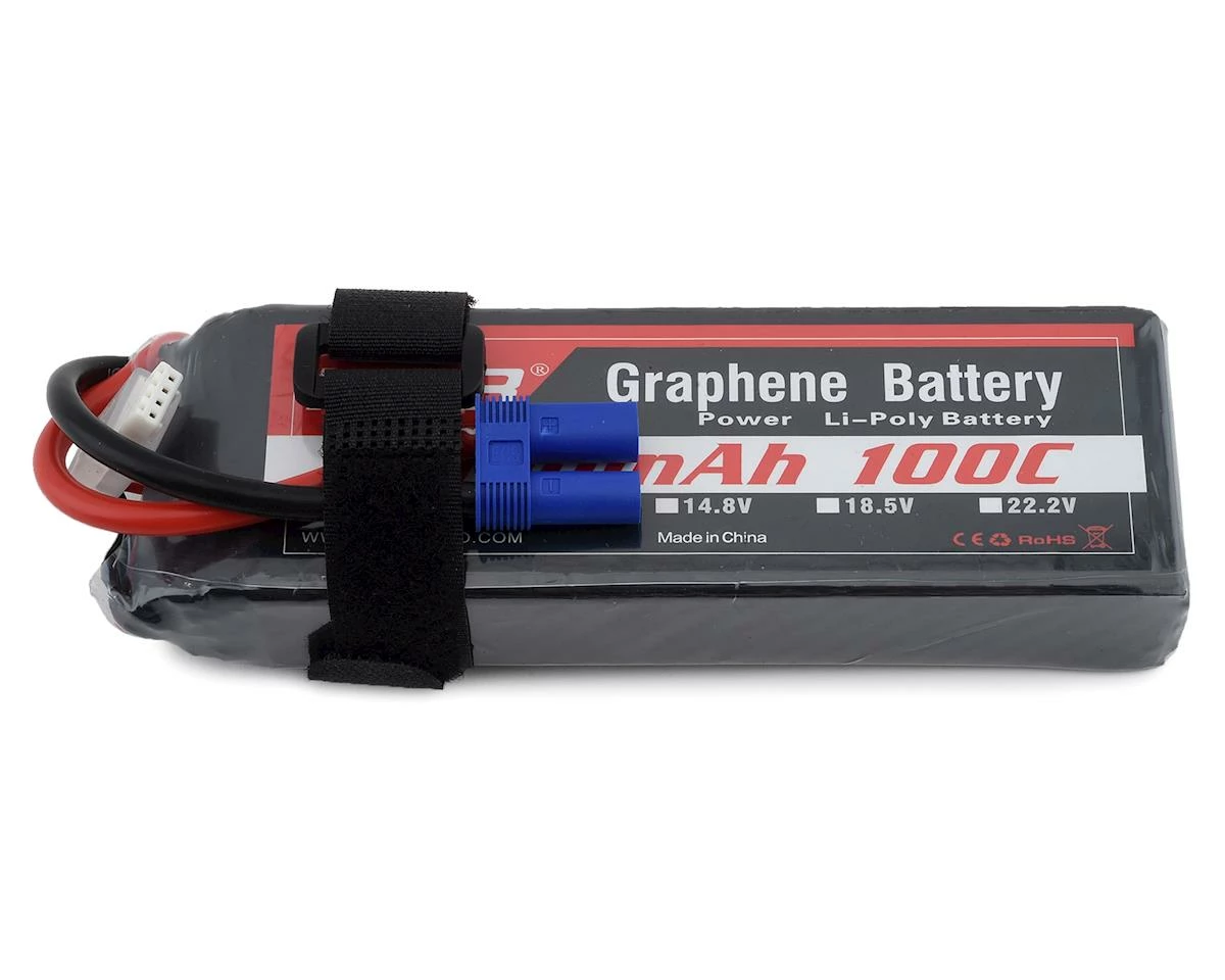 HRB 3S 100C Graphene LiPo Battery (11.1V/5000mAh) w/EC-5 Connector 1 HRB 3S 100C Graphene LiPo Battery (11.1V/5000mAh) w/EC-5 Connector