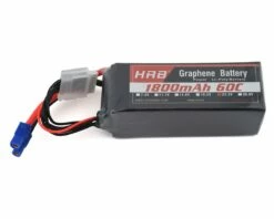 HRB 6S 60C Graphene LiPo Battery (22.2V/1800mAh) w/EC-3 Connector