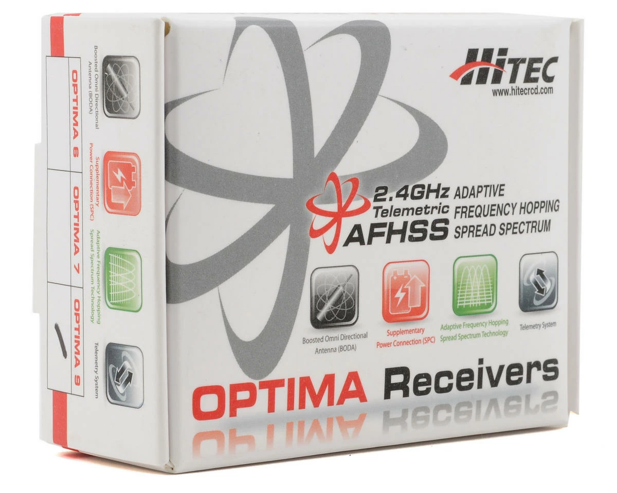 Hitec "Optima 9" 9 Channel 2.4GHz Receiver 2 Hitec "Optima 9" 9 Channel 2.4GHz Receiver - Image 2