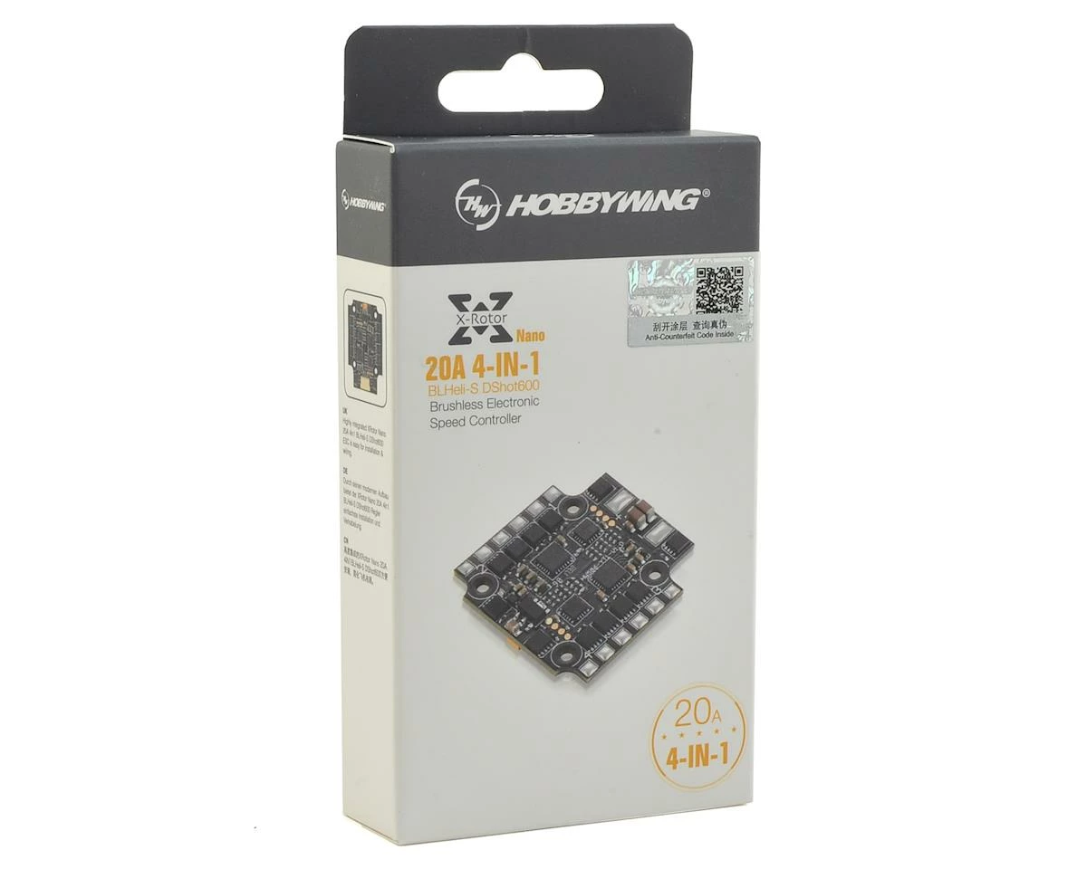 Hobbywing XRotor Nano 20A 4-in-1 BLHeli_S ESC 3 Hobbywing XRotor Nano 20A 4-in-1 BLHeli_S ESC - Image 3