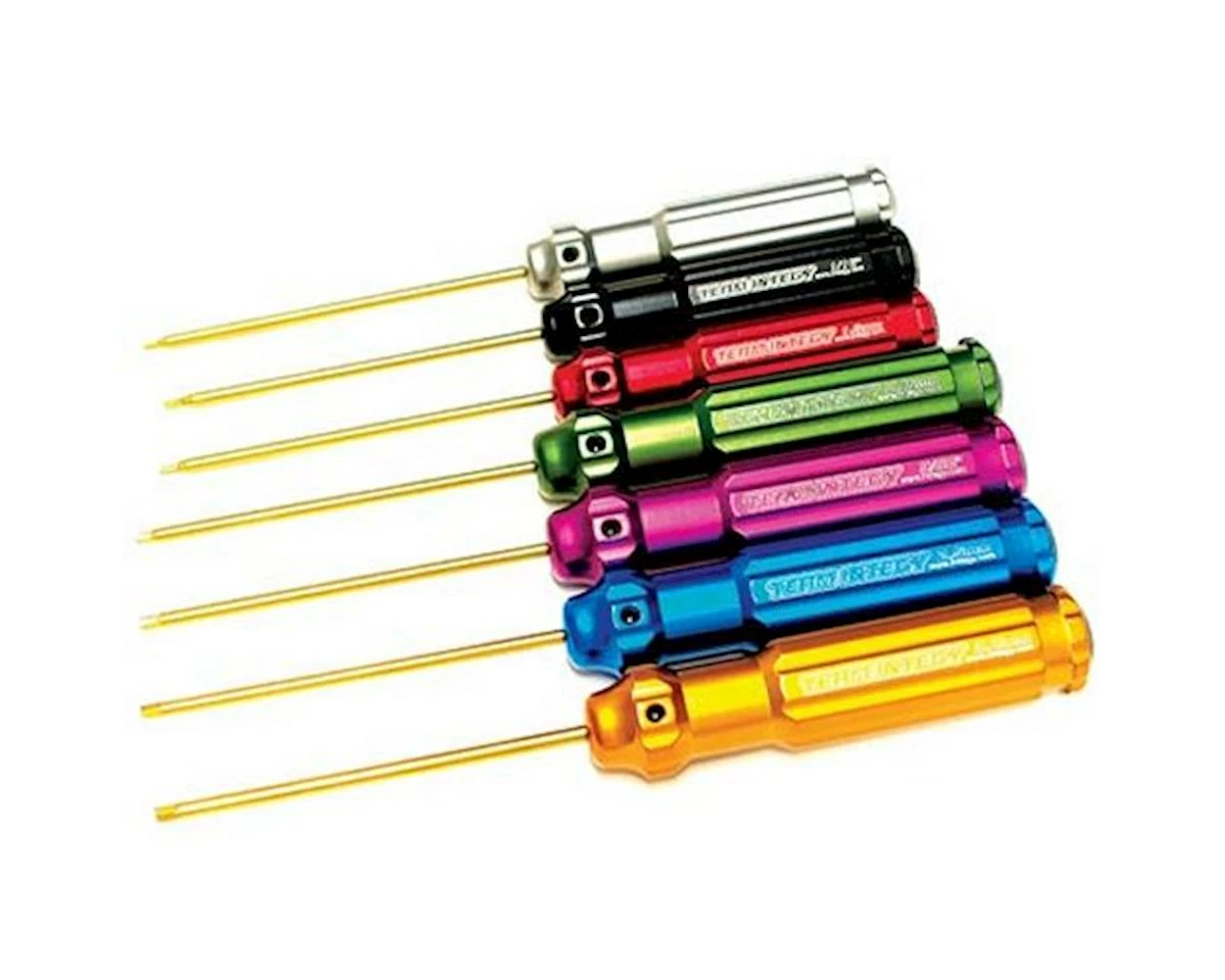 Team Integy Ti-Nitride Hex Wrench Set (7) (SAE & Metric) 1 Team Integy Ti-Nitride Hex Wrench Set (7) (SAE & Metric)