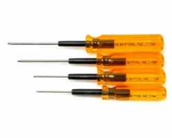 MIP Thorp Standard SAE Hex Driver Wrench Set (4) (.050, 1/16, 5/64, 3/32)