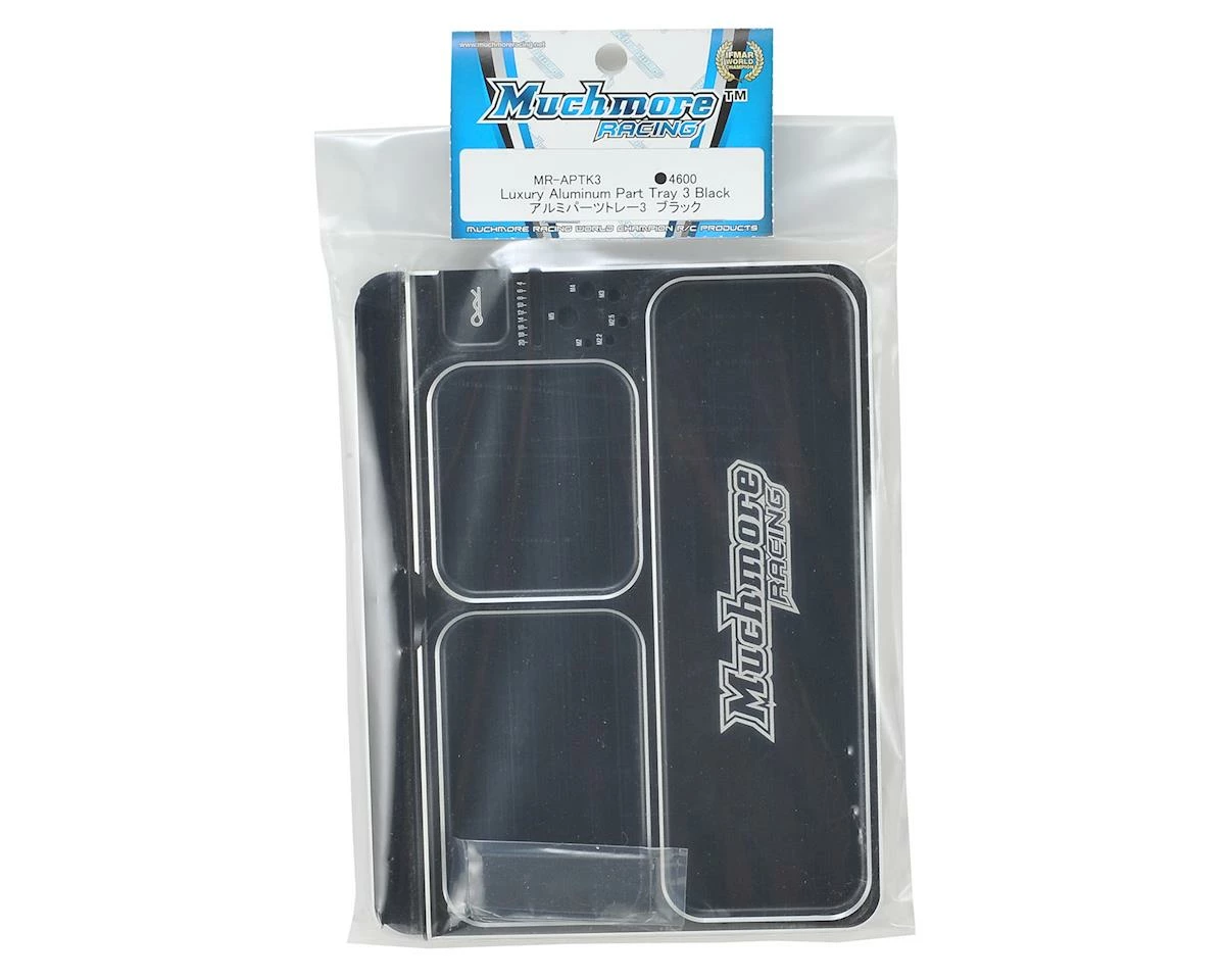 Muchmore Luxury Aluminum Part Tray 3 (Black) 2 Muchmore Luxury Aluminum Part Tray 3 (Black) - Image 2