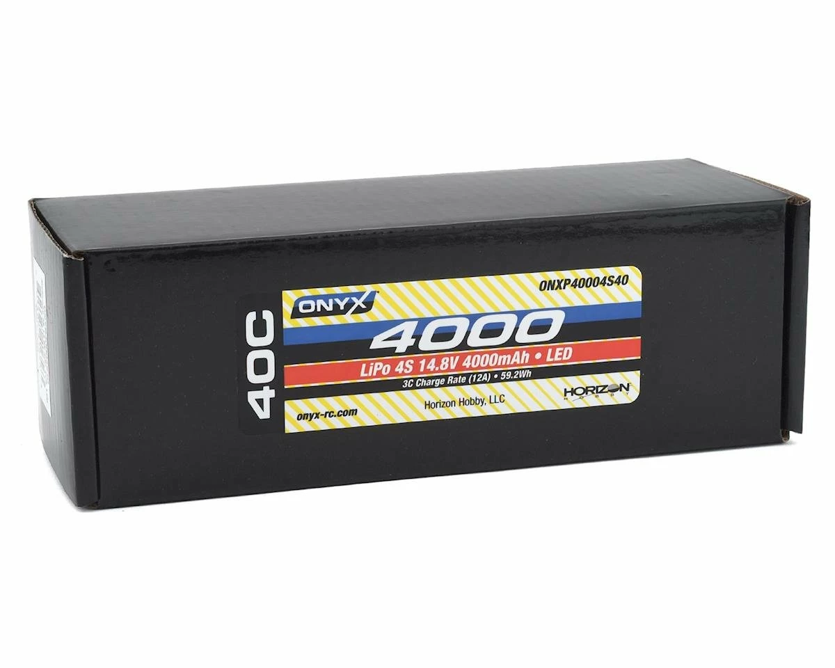 Onyx 4S 40C LiPo Battery w/EC5 & LED (14.8V/4000mAh) 2 Onyx 4S 40C LiPo Battery w/EC5 & LED (14.8V/4000mAh) - Image 2