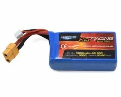 Optipower 4S 50C LiPo Battery (14.8V/1300mAh) w/XT-60 Connector