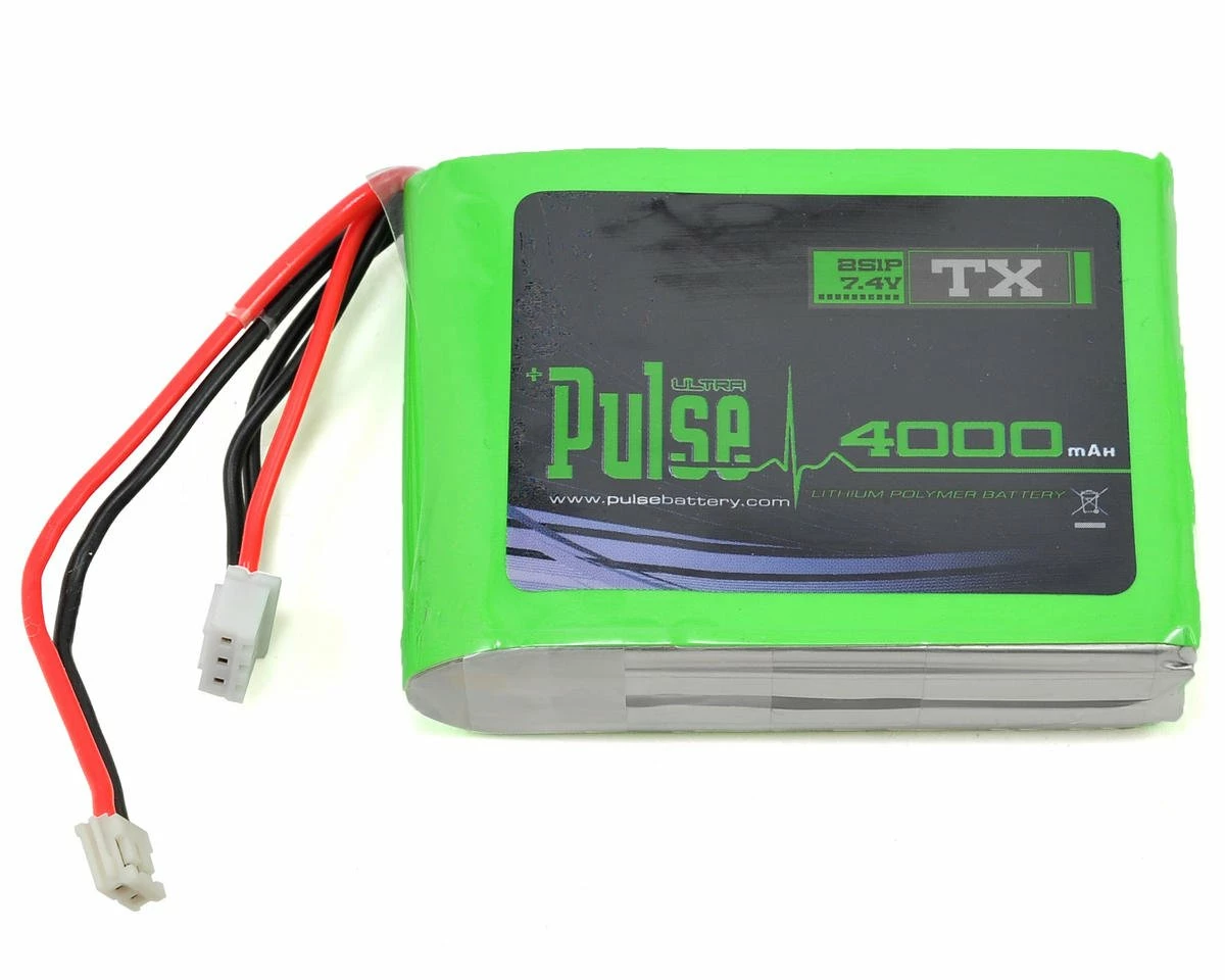 PULSE Ultra Power Series DX7S/DX8/DX9 Transmitter Battery (7.4V/4000mAh) 1 PULSE Ultra Power Series DX7S/DX8/DX9 Transmitter Battery (7.4V/4000mAh)