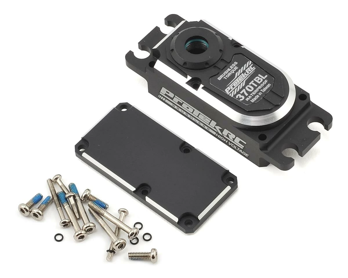 ProTek RC 370TBL Aluminum Upper/Lower Servo Case Set 1 ProTek RC 370TBL Aluminum Upper/Lower Servo Case Set