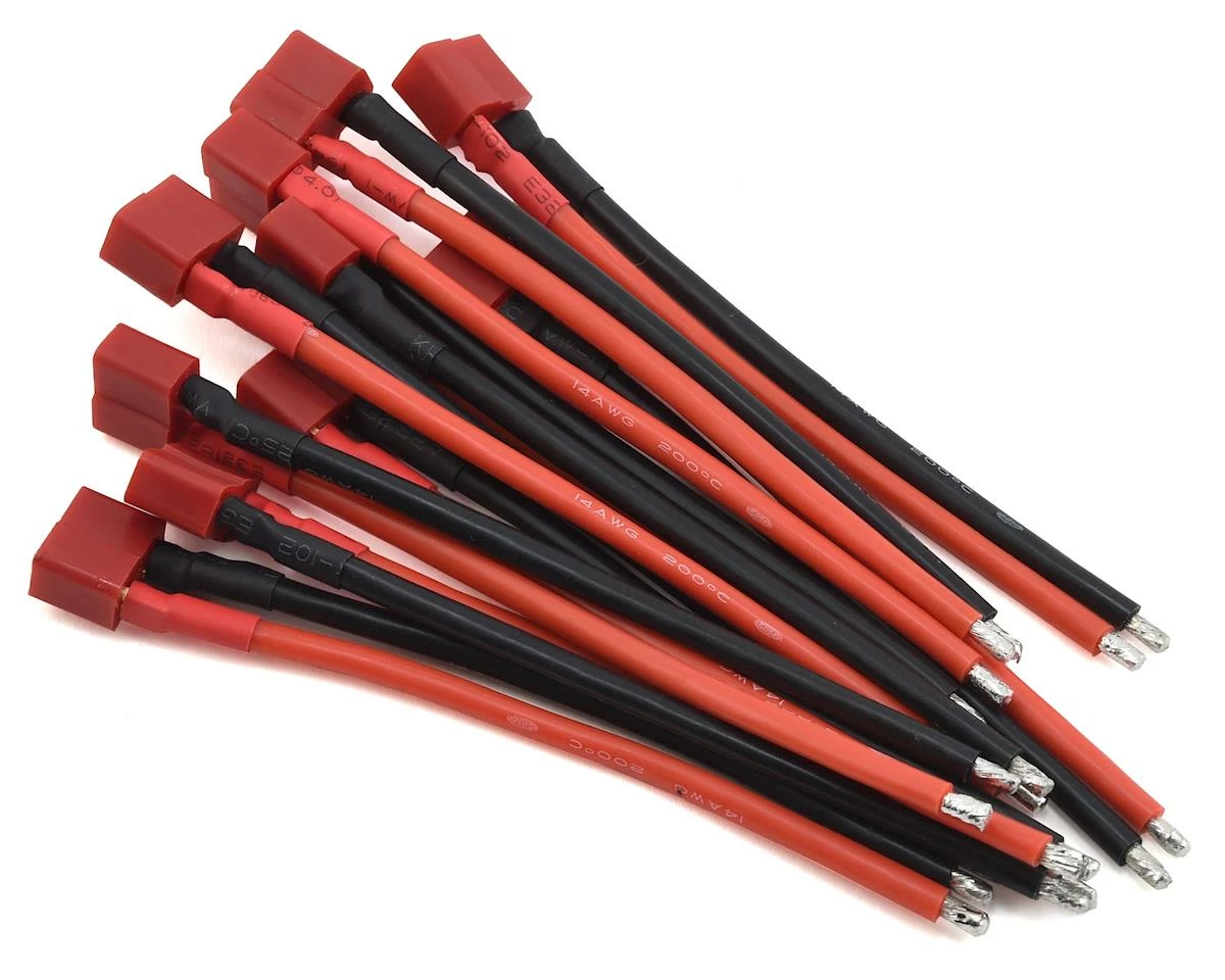 ProTek RC Bulk Pack T-Style Female Pigtail (10) (14awg) 1 ProTek RC Bulk Pack T-Style Female Pigtail (10) (14awg)