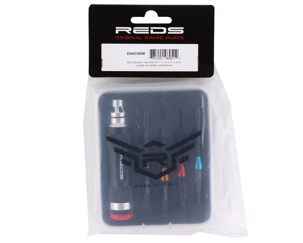 REDS Multi-Function Hex Tool Kit (1.5, 2.0, 2.5, 3.0mm) 2 REDS Multi-Function Hex Tool Kit (1.5, 2.0, 2.5, 3.0mm) - Image 2
