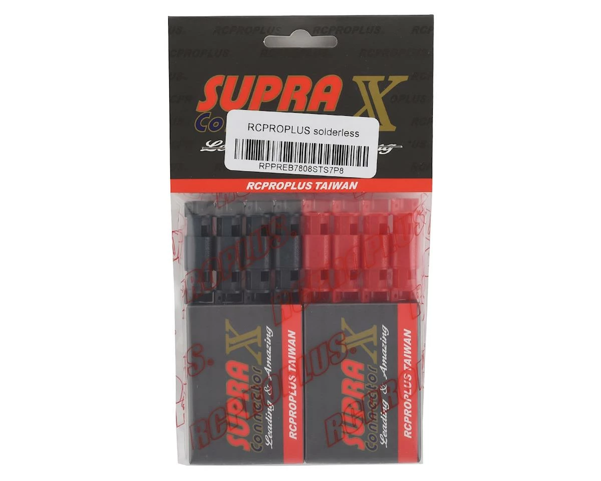 RCPROPLUS S7 "Solderless" Supra X Battery Connector (4 Sets) 2 RCPROPLUS S7 "Solderless" Supra X Battery Connector (4 Sets) - Image 2