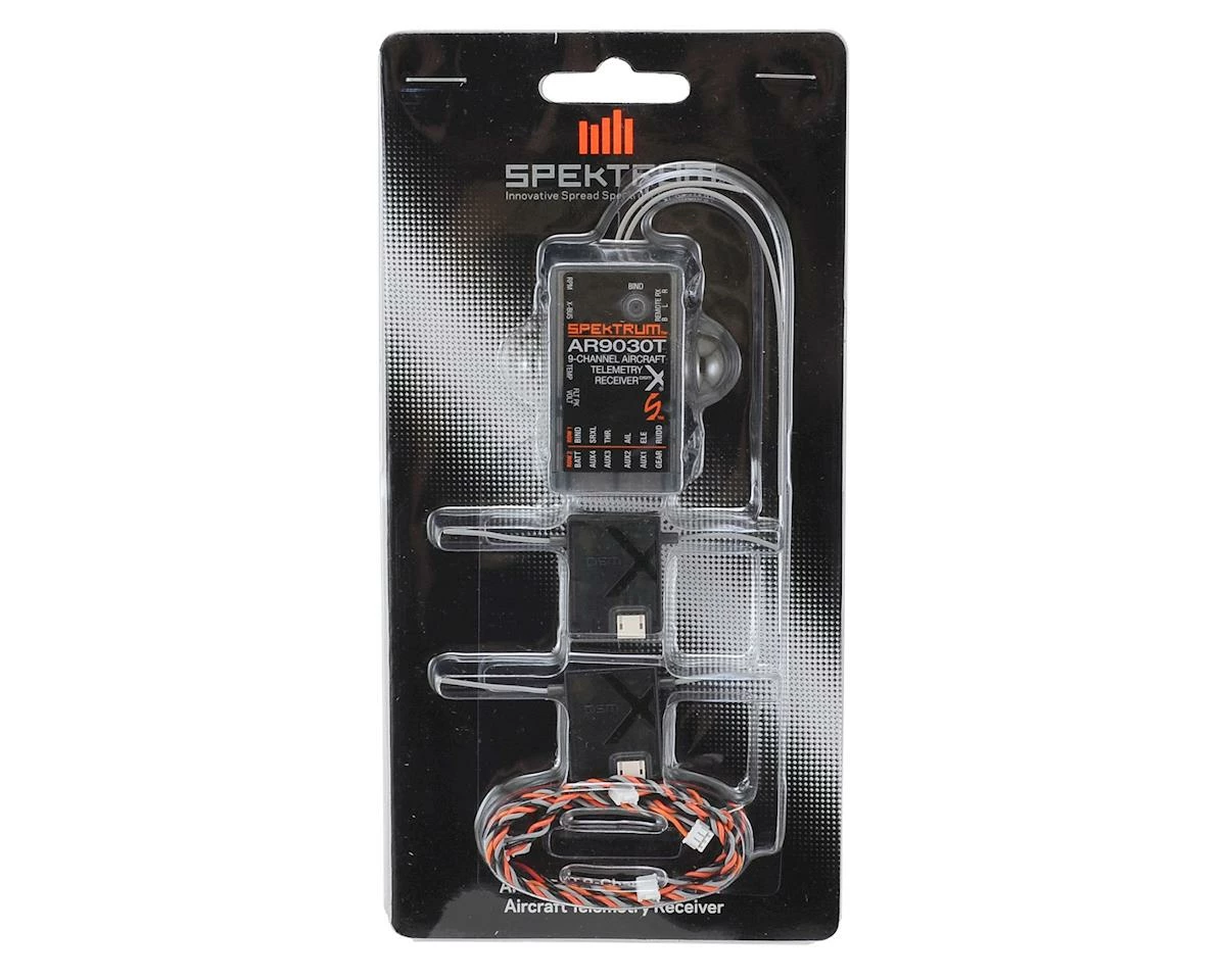 Spektrum RC AR9030T 9-Channel Air Integrated Telemetry Receiver 2 Spektrum RC AR9030T 9-Channel Air Integrated Telemetry Receiver - Image 2