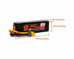 Spektrum RC 6S Smart G2 LiPo 50C Battery Pack (22.2V/1800mAh) w/IC3 Connector -Drones Sales Store spmx186s50 2
