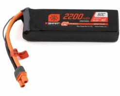 Spektrum RC 4S Smart G2 LiPo 50C Battery Pack (14.8V/2200mAh) w/IC3 Connector