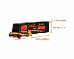 Spektrum RC 3S Smart G2 LiPo 30C Battery Pack (11.1V/3200mAh) w/IC3 Connector 5 Spektrum RC 3S Smart G2 LiPo 30C Battery Pack (11.1V/3200mAh) w/IC3 Connector -Drones Sales Store spmx323s30 2