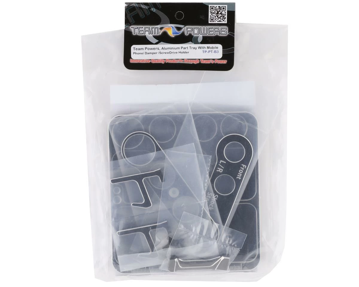 Team Powers Aluminum Parts Tray V3 w/Holder 2 Team Powers Aluminum Parts Tray V3 w/Holder - Image 2