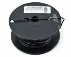 TQ Wire 16awg Silicone Wire (Black) (50')