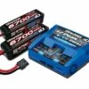 Traxxas EZ-Peak Live 4S "Completer Pack" Multi-Chemistry Battery Charger w/Two Power Cell 4S Batteries (6700mAh)