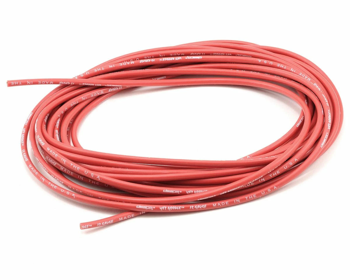 Deans Wet Noodle 12 Gauge - 25' (Red) 1 Deans Wet Noodle 12 Gauge - 25' (Red)