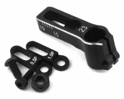 Yokomo Team Suzuki Aluminum Adjustable SP Servo Horn (23T-Airtronics/Sanwa/KO) (15-19mm)